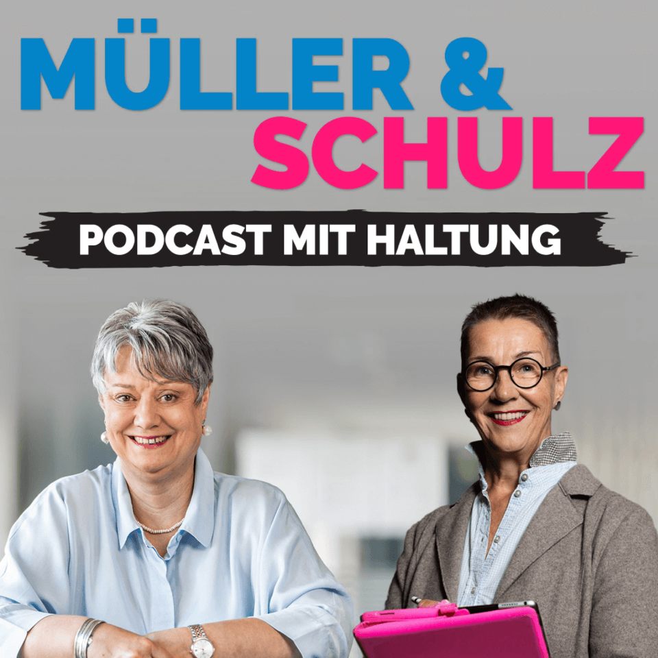 Elke Müller und Elke Schulz von der Kommunikationskochschule nebeneinander im Profil.